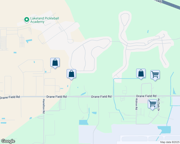 map of restaurants, bars, coffee shops, grocery stores, and more near 4248 Whistlewood Circle in Lakeland