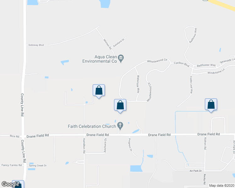 map of restaurants, bars, coffee shops, grocery stores, and more near 4122 Whistlewood Circle in Lakeland