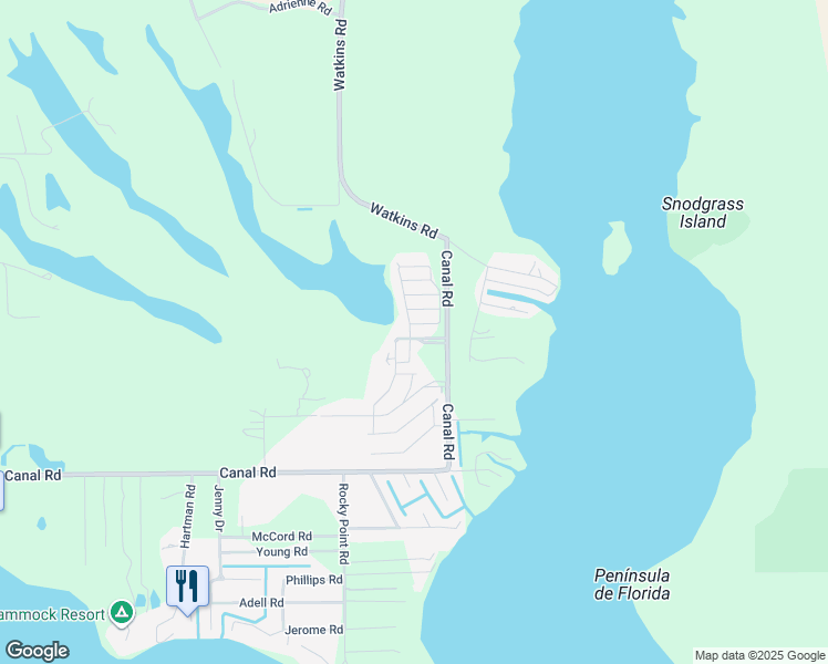 map of restaurants, bars, coffee shops, grocery stores, and more near 4241 Alamanda Boulevard in Lake Wales