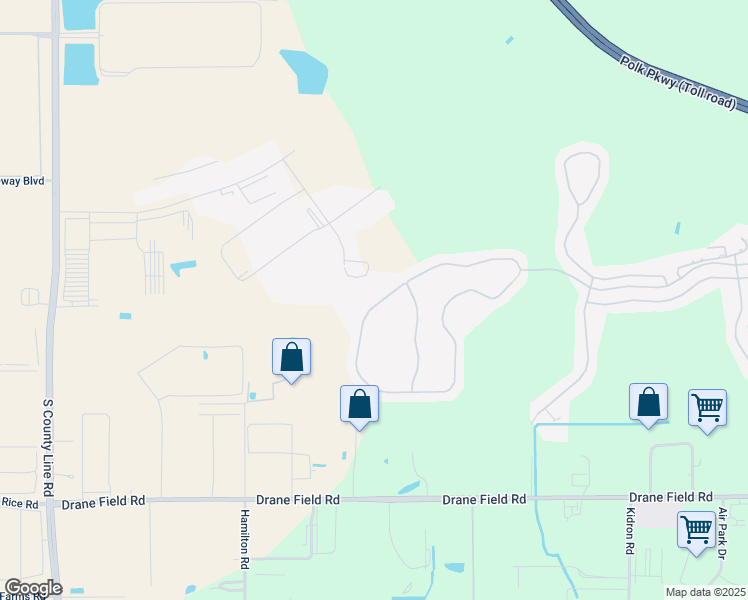 map of restaurants, bars, coffee shops, grocery stores, and more near 4050 Whistlewood Circle in Lakeland