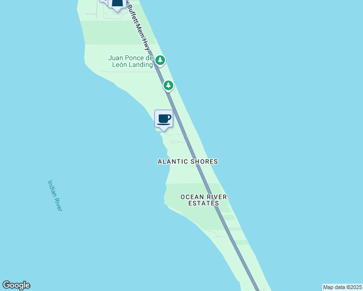 map of restaurants, bars, coffee shops, grocery stores, and more near 26 Cove Road in Melbourne Beach