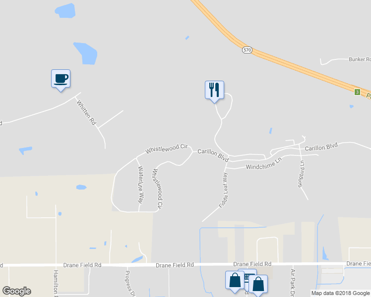 map of restaurants, bars, coffee shops, grocery stores, and more near 3833 Whistlewood Circle in Lakeland