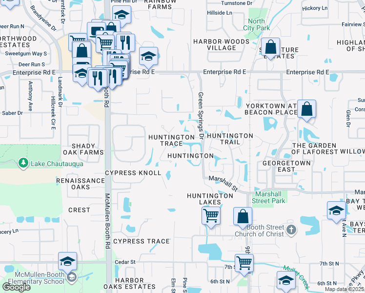 map of restaurants, bars, coffee shops, grocery stores, and more near 2210 Ramsgate Court in Safety Harbor