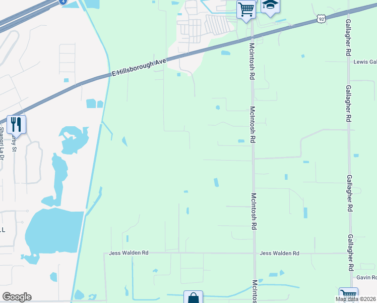 map of restaurants, bars, coffee shops, grocery stores, and more near 3906 Castlewood Road in Dover