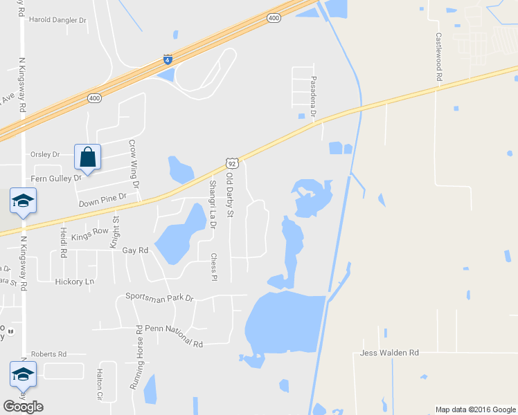 map of restaurants, bars, coffee shops, grocery stores, and more near 848 John Cressler Drive in Seffner