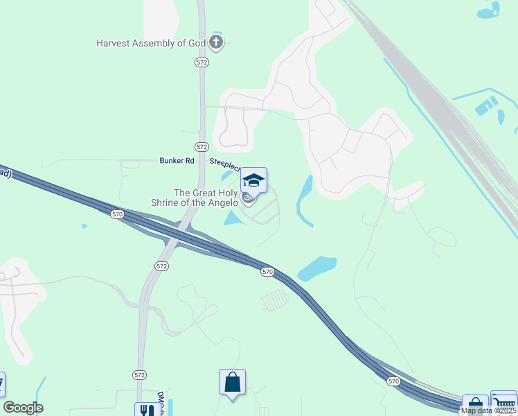 map of restaurants, bars, coffee shops, grocery stores, and more near 3081 Sire Trail in Lakeland