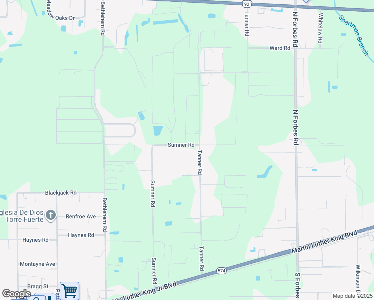 map of restaurants, bars, coffee shops, grocery stores, and more near 4007 Sumner Road in Dover