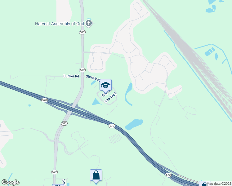 map of restaurants, bars, coffee shops, grocery stores, and more near 3001 Sire Trail in Lakeland