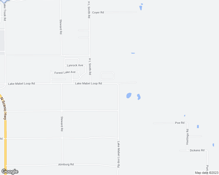 map of restaurants, bars, coffee shops, grocery stores, and more near 7925 Lake Mabel Loop Road in Lake Wales