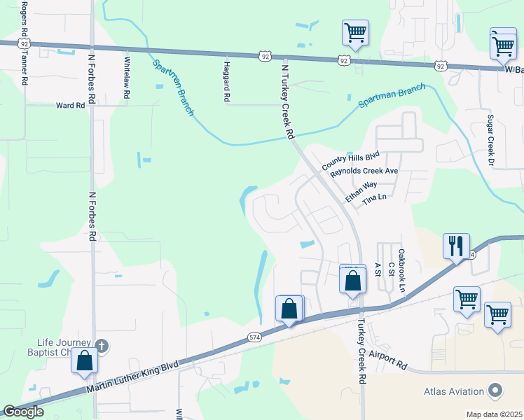 map of restaurants, bars, coffee shops, grocery stores, and more near 4727 Westwind Drive in Plant City