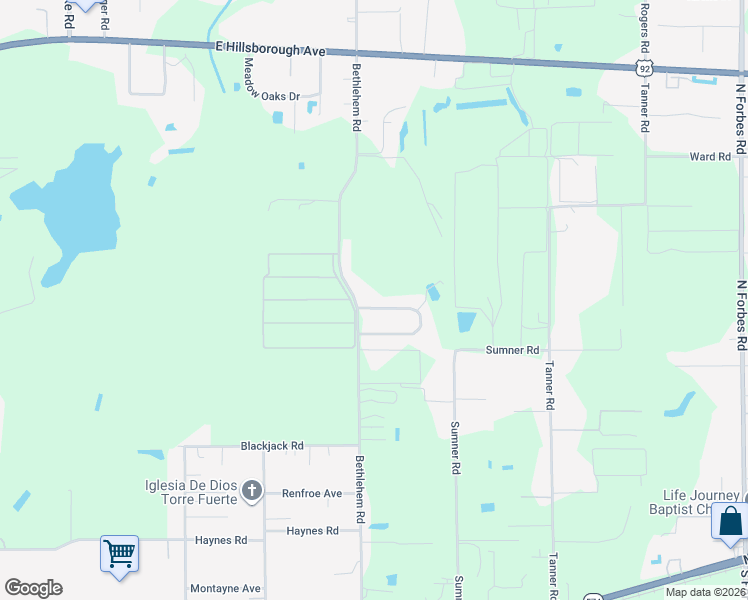 map of restaurants, bars, coffee shops, grocery stores, and more near 6029 Rolling Vista Loop in Dover