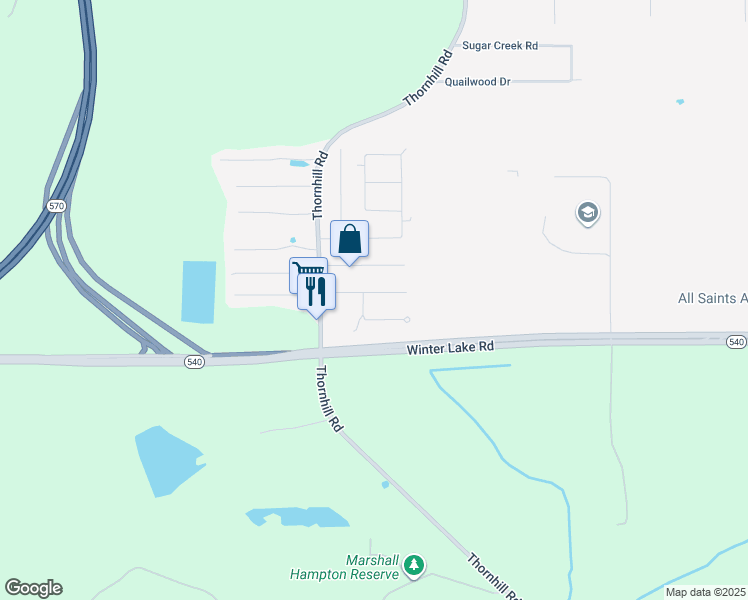 map of restaurants, bars, coffee shops, grocery stores, and more near 115 Valencia Street in Winter Haven
