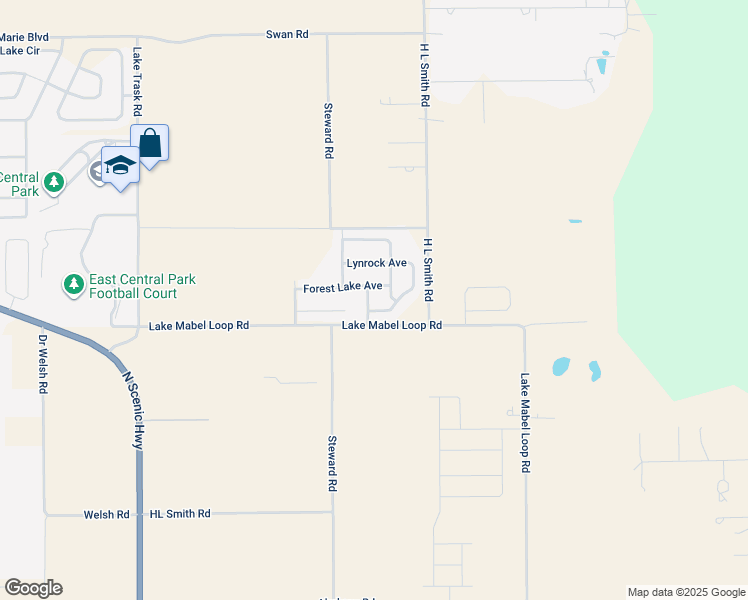map of restaurants, bars, coffee shops, grocery stores, and more near 3122 Sandhurst Place in Dundee