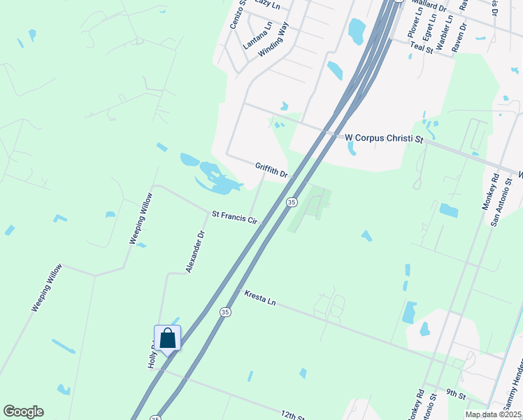 map of restaurants, bars, coffee shops, grocery stores, and more near 208 Saint Francis Circle in Rockport