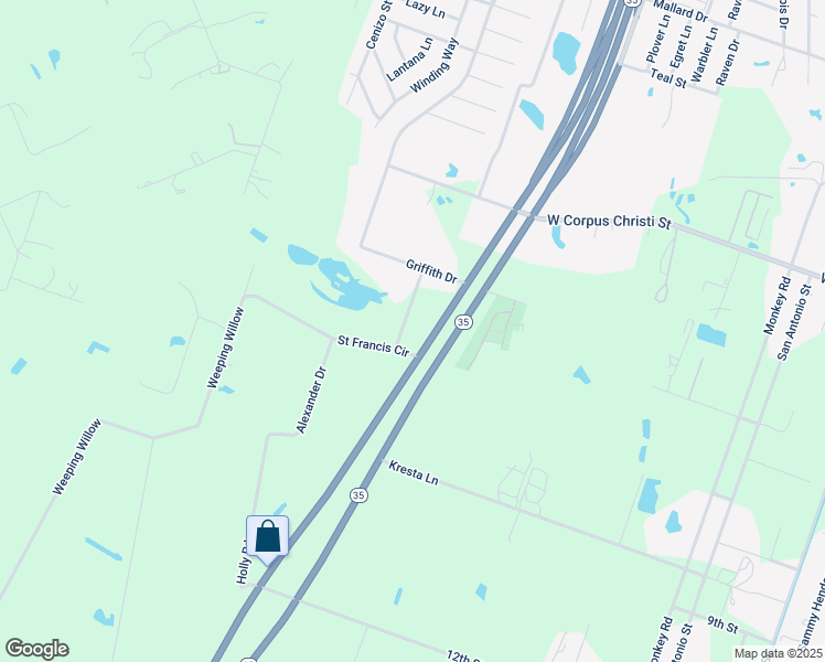 map of restaurants, bars, coffee shops, grocery stores, and more near 208 Saint Francis Circle in Rockport