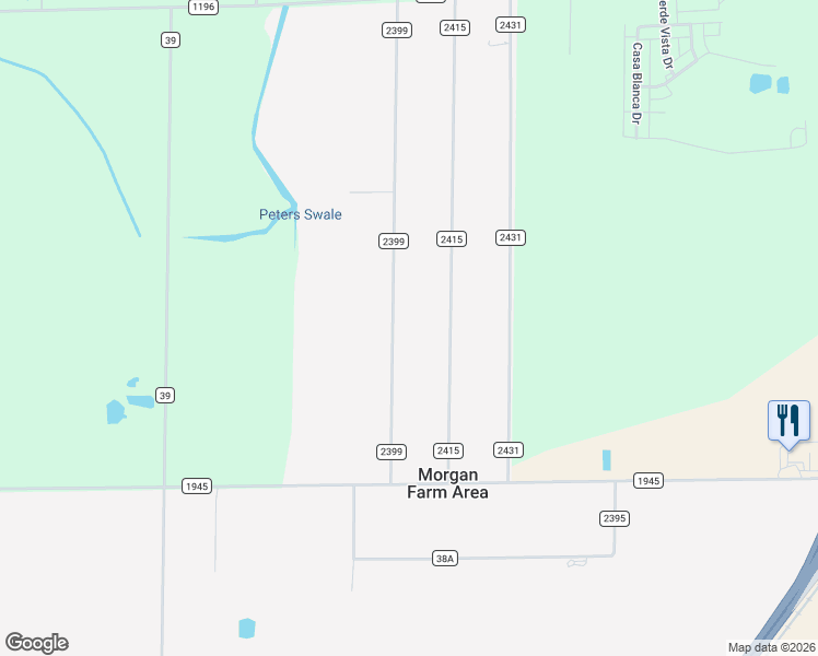 map of restaurants, bars, coffee shops, grocery stores, and more near 7654 County Road 2399 in Sinton