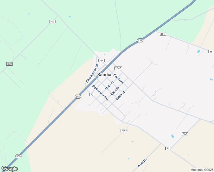 map of restaurants, bars, coffee shops, grocery stores, and more near 223 Wade Avenue in Sandia