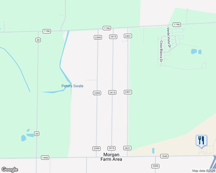 map of restaurants, bars, coffee shops, grocery stores, and more near 7789 County Road 2415 in Sinton