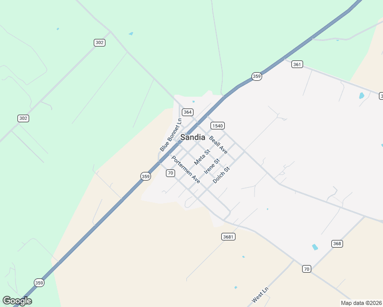 map of restaurants, bars, coffee shops, grocery stores, and more near 223 Wade Avenue in Sandia