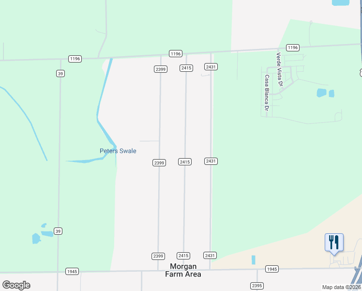 map of restaurants, bars, coffee shops, grocery stores, and more near 7789 County Road 2415 in Sinton