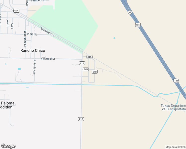 map of restaurants, bars, coffee shops, grocery stores, and more near 7727 County Road 61B in Sinton