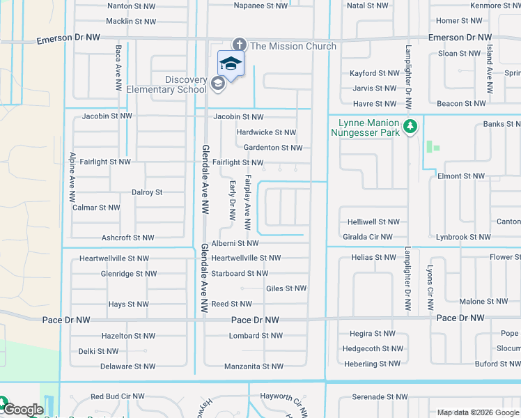 map of restaurants, bars, coffee shops, grocery stores, and more near 1022 Big Horn Circle Northwest in Palm Bay