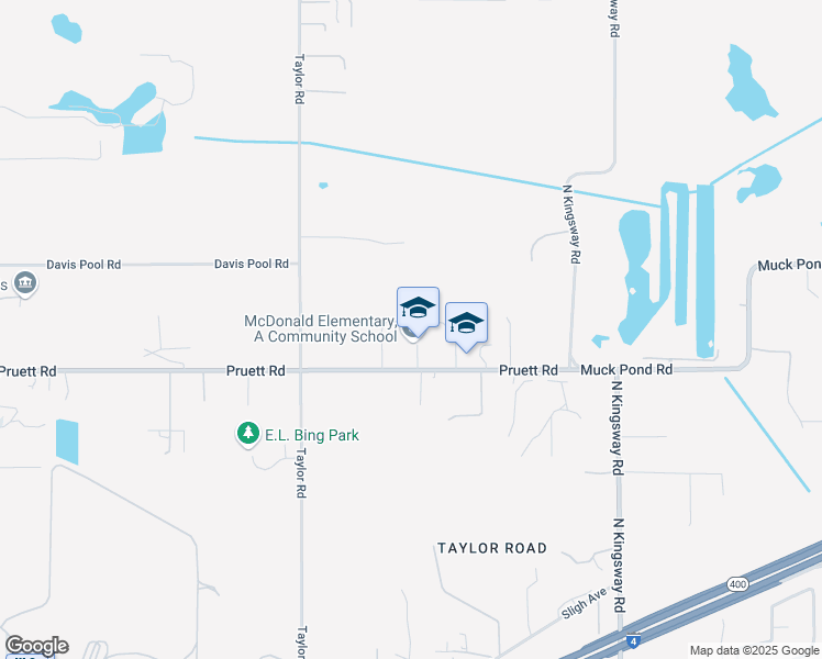 map of restaurants, bars, coffee shops, grocery stores, and more near 501 Pruett Road in Seffner