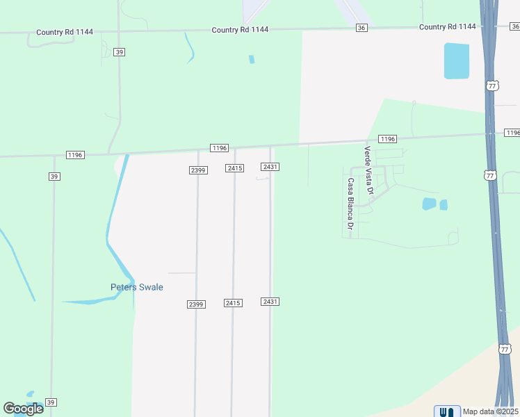 map of restaurants, bars, coffee shops, grocery stores, and more near 7883 County Road 2431 in Sinton