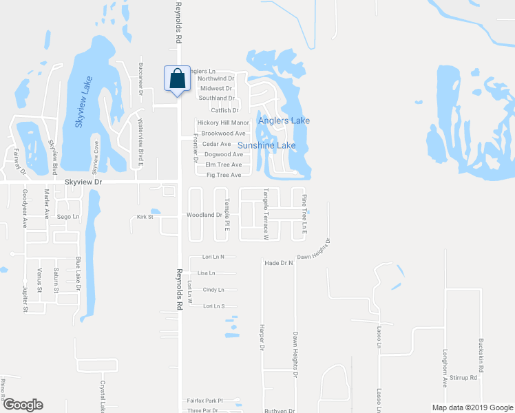 map of restaurants, bars, coffee shops, grocery stores, and more near 355 Marywood Court in Lakeland