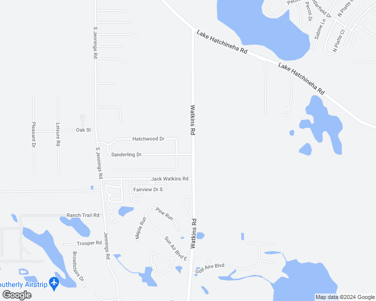 map of restaurants, bars, coffee shops, grocery stores, and more near 100 Sanderling Drive in Haines City