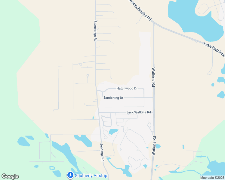 map of restaurants, bars, coffee shops, grocery stores, and more near 521 Hatchwood Drive in Haines City
