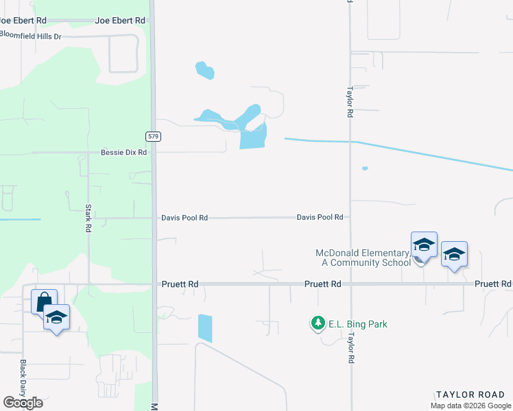 map of restaurants, bars, coffee shops, grocery stores, and more near 11724 Davis Pool Road in Seffner