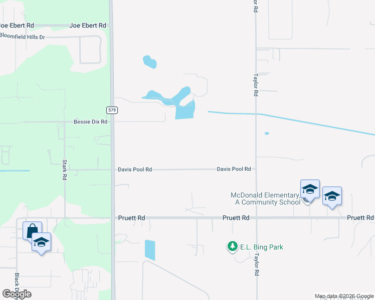 map of restaurants, bars, coffee shops, grocery stores, and more near 11724 Davis Pool Road in Seffner