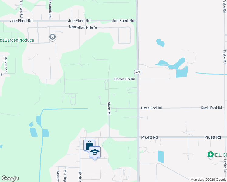 map of restaurants, bars, coffee shops, grocery stores, and more near 6615 Stark Road in Seffner