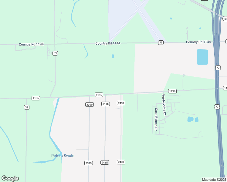 map of restaurants, bars, coffee shops, grocery stores, and more near 14151 County Road 1196 in Sinton