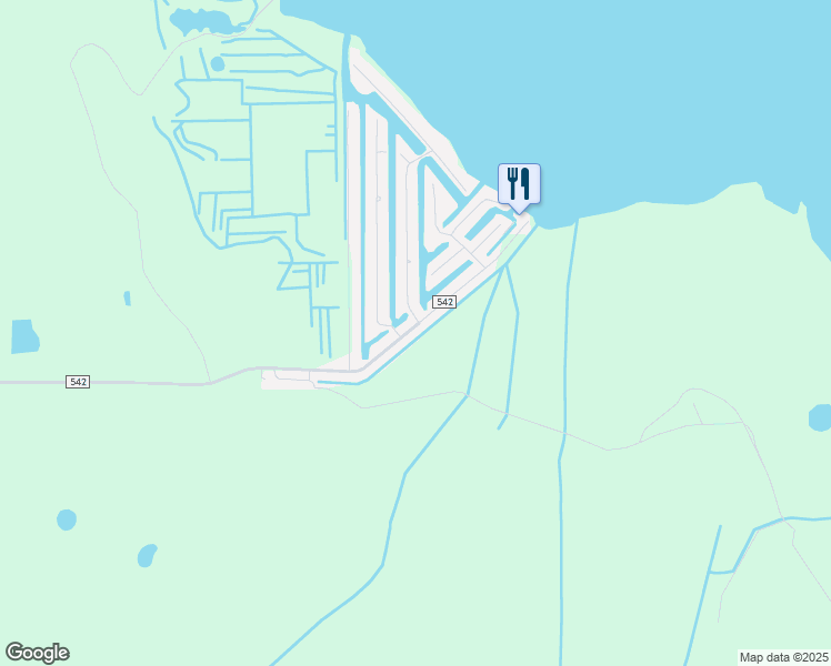 map of restaurants, bars, coffee shops, grocery stores, and more near 13785 Lake Hatchineha Road in Haines City
