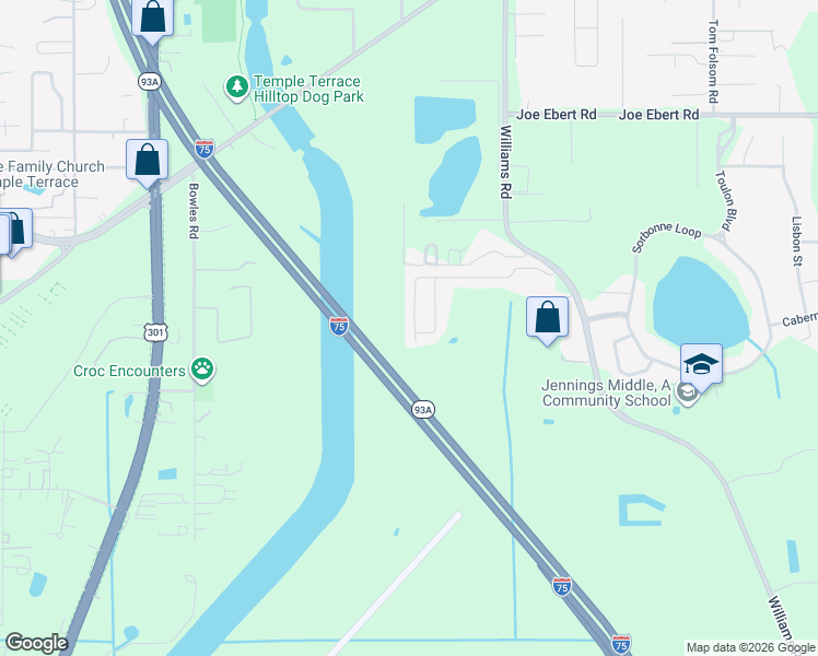 map of restaurants, bars, coffee shops, grocery stores, and more near 9112 Freedom Hill Drive in Seffner