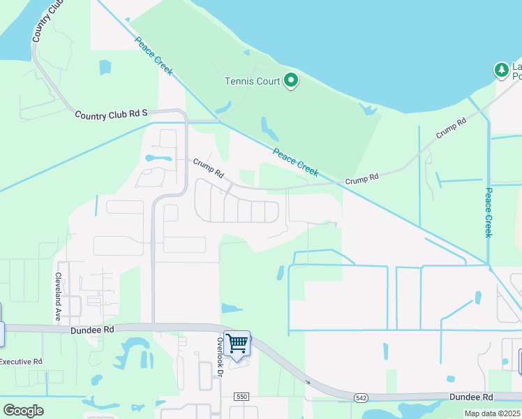 map of restaurants, bars, coffee shops, grocery stores, and more near 2508 Sherwood Street in Winter Haven