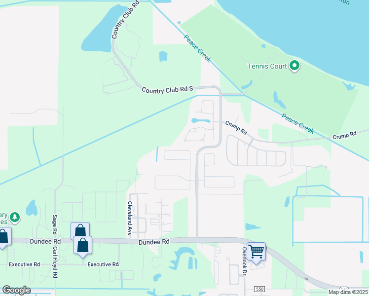 map of restaurants, bars, coffee shops, grocery stores, and more near 4792 Summerfield Circle in Winter Haven