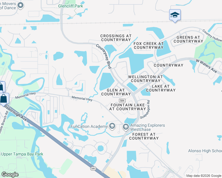 map of restaurants, bars, coffee shops, grocery stores, and more near 11621 Sunshine Pond Road in Tampa