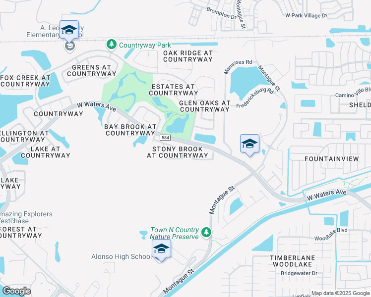 map of restaurants, bars, coffee shops, grocery stores, and more near Vista Pointe Drive in Town 'n' Country