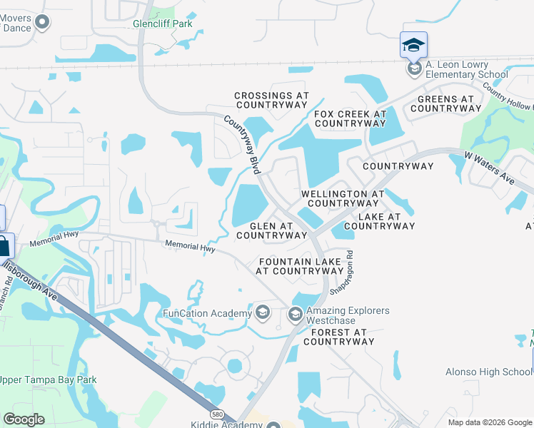 map of restaurants, bars, coffee shops, grocery stores, and more near 11621 Sunshine Pond Road in Tampa