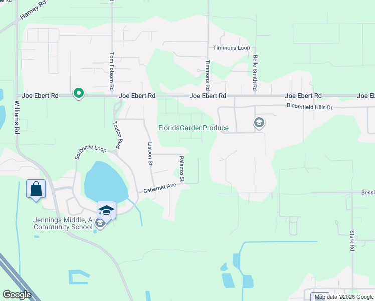 map of restaurants, bars, coffee shops, grocery stores, and more near 9902 Palazzo Street in Seffner