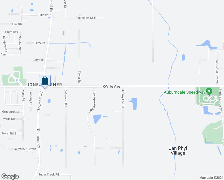 map of restaurants, bars, coffee shops, grocery stores, and more near 5774 East County Road 542 in Winter Haven