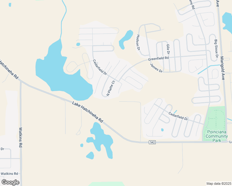 map of restaurants, bars, coffee shops, grocery stores, and more near 1430 Nelson Brook Way in Kissimmee