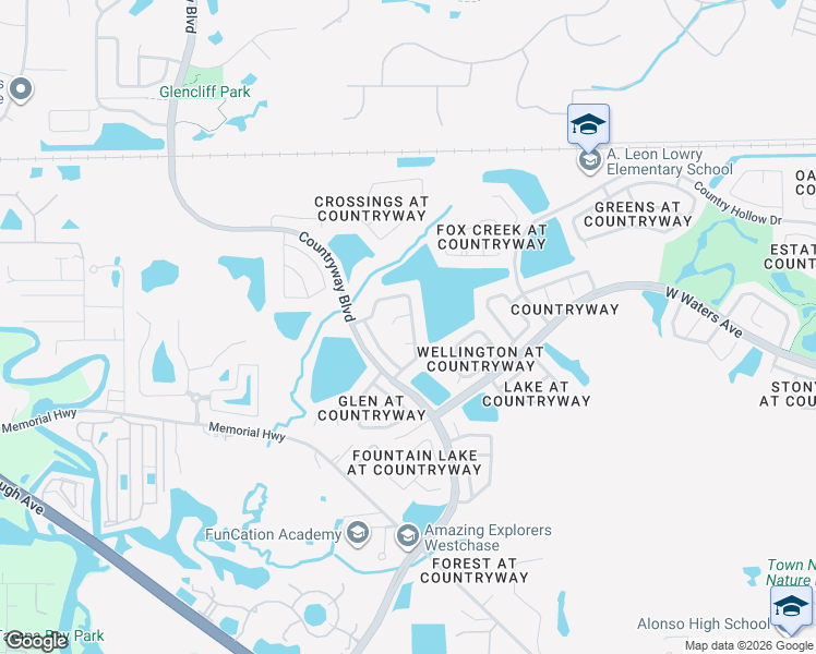 map of restaurants, bars, coffee shops, grocery stores, and more near 8626 Boysenberry Drive in Tampa