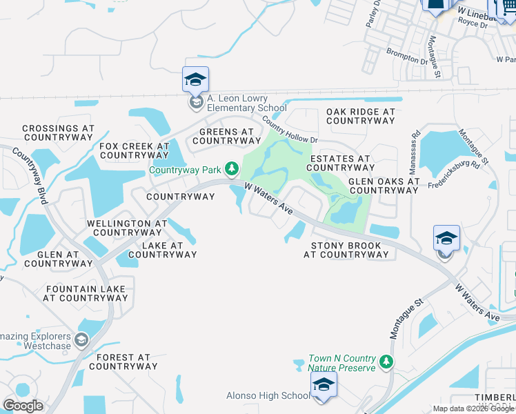 map of restaurants, bars, coffee shops, grocery stores, and more near 8708 Charming Knoll Court in Tampa