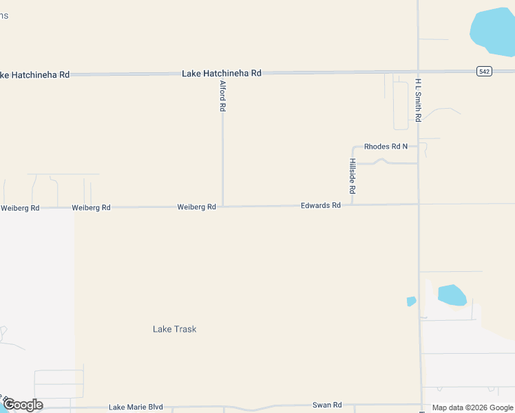 map of restaurants, bars, coffee shops, grocery stores, and more near 2701 Edwards Road in Haines City