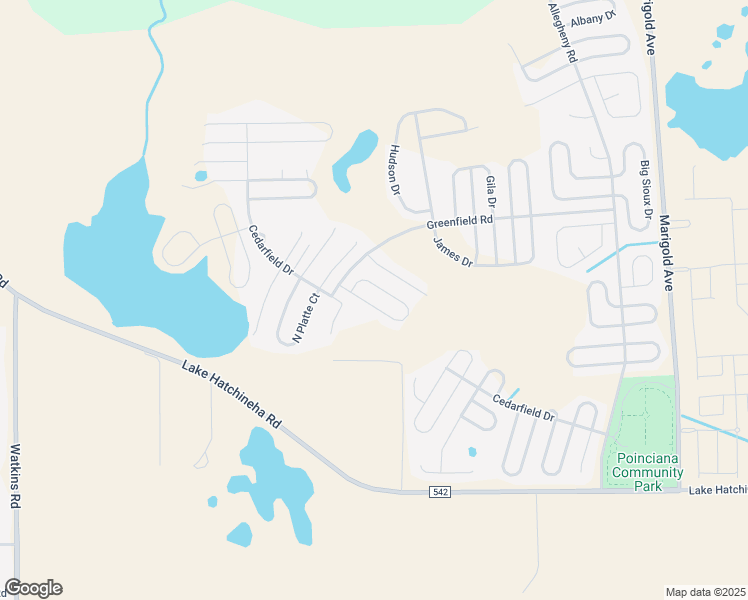 map of restaurants, bars, coffee shops, grocery stores, and more near 1348 Nelson Park Court in Kissimmee