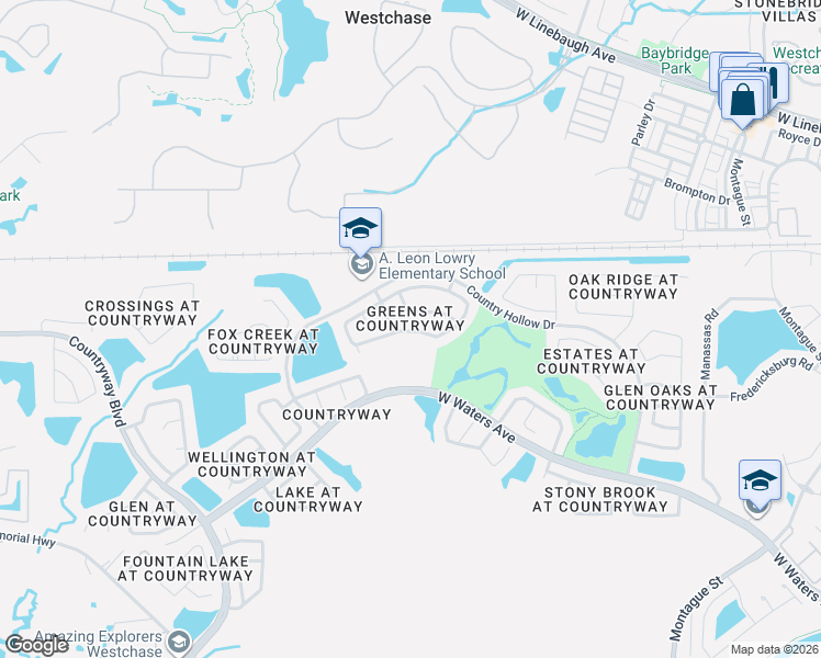 map of restaurants, bars, coffee shops, grocery stores, and more near 11302 Glenmont Drive in Tampa